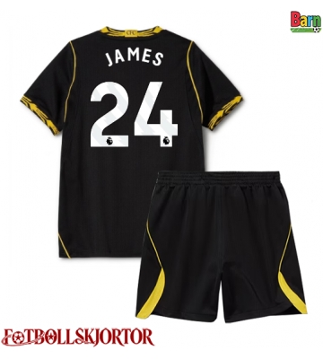 Chelsea Reece James #24 Borta Kläder Barn 2026-27 Kortärmad (+ Korta byxor)